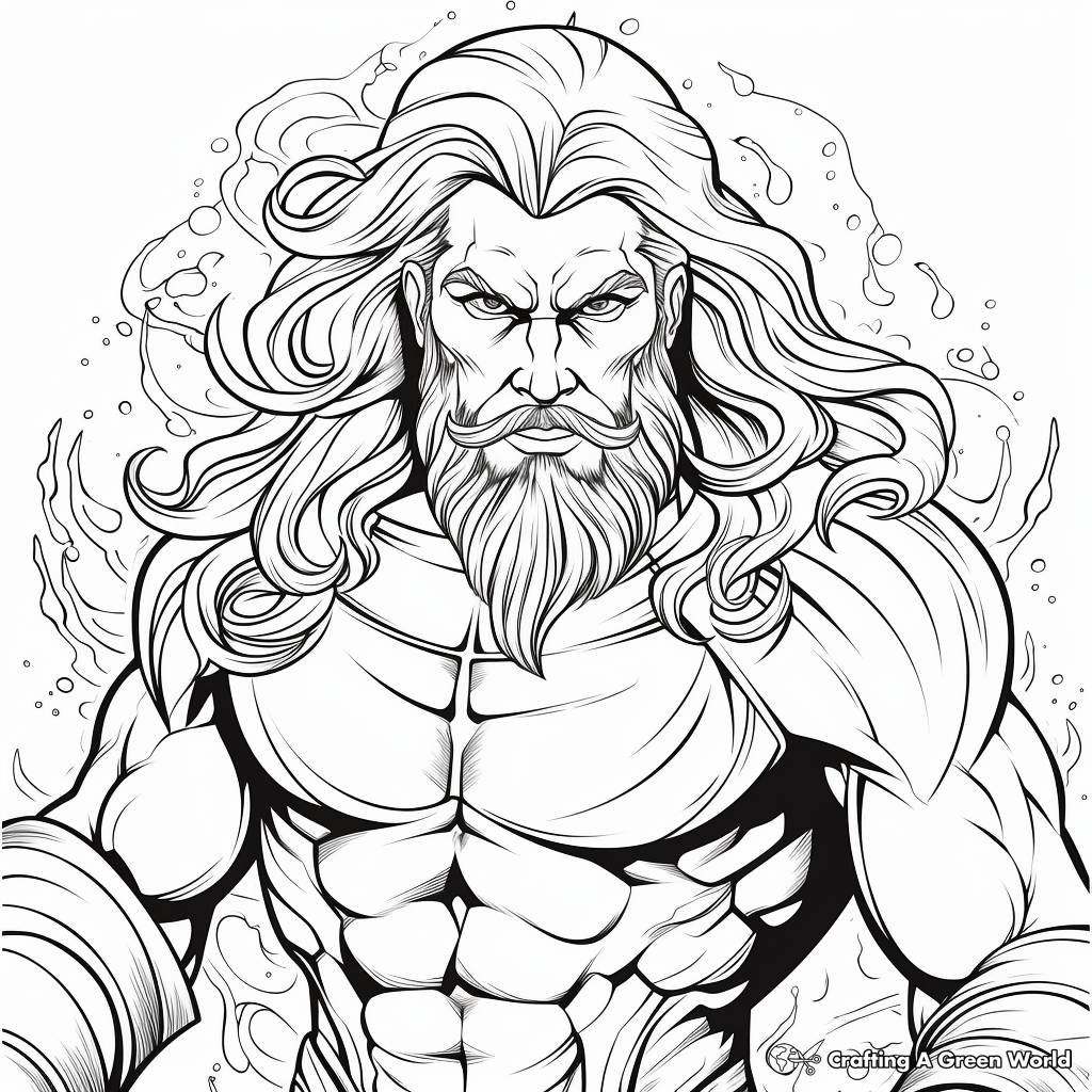 Greek gods coloring pages