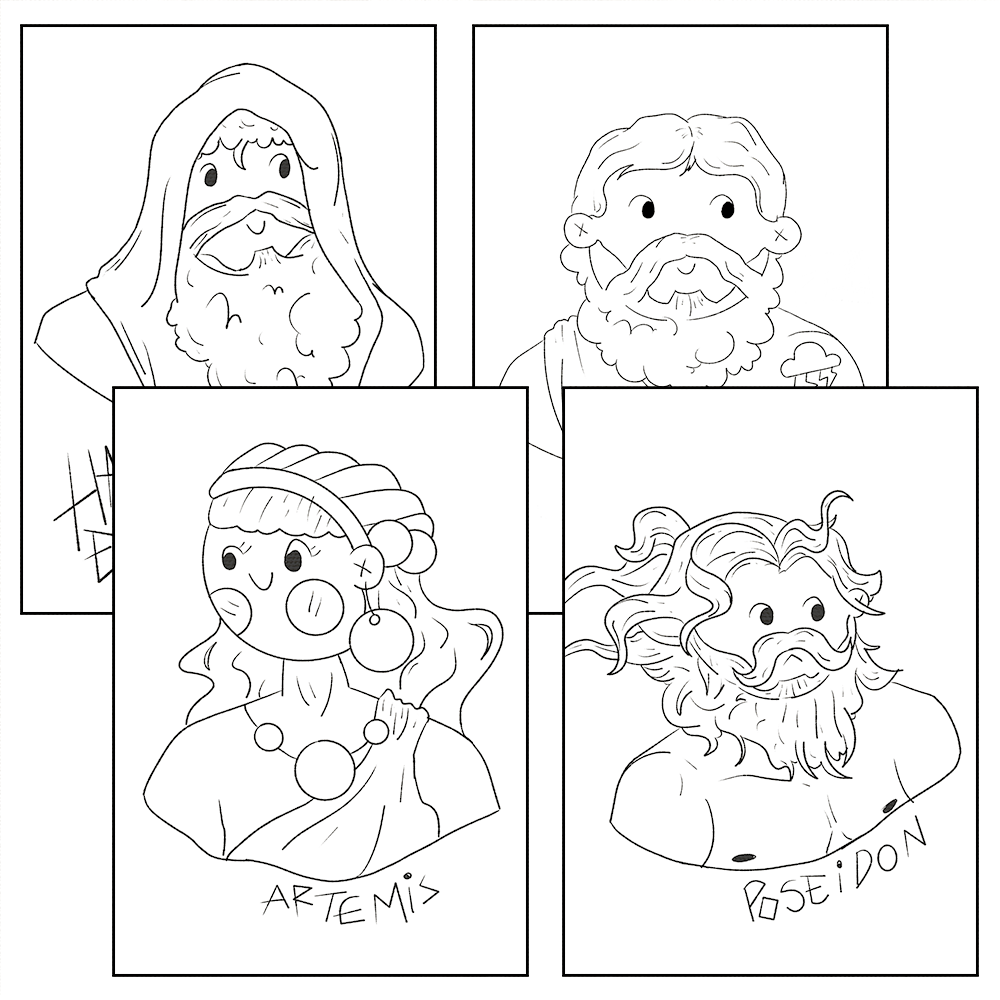 Norse mythology gods coloring pages myths and legends coloring worksheets made by teachers