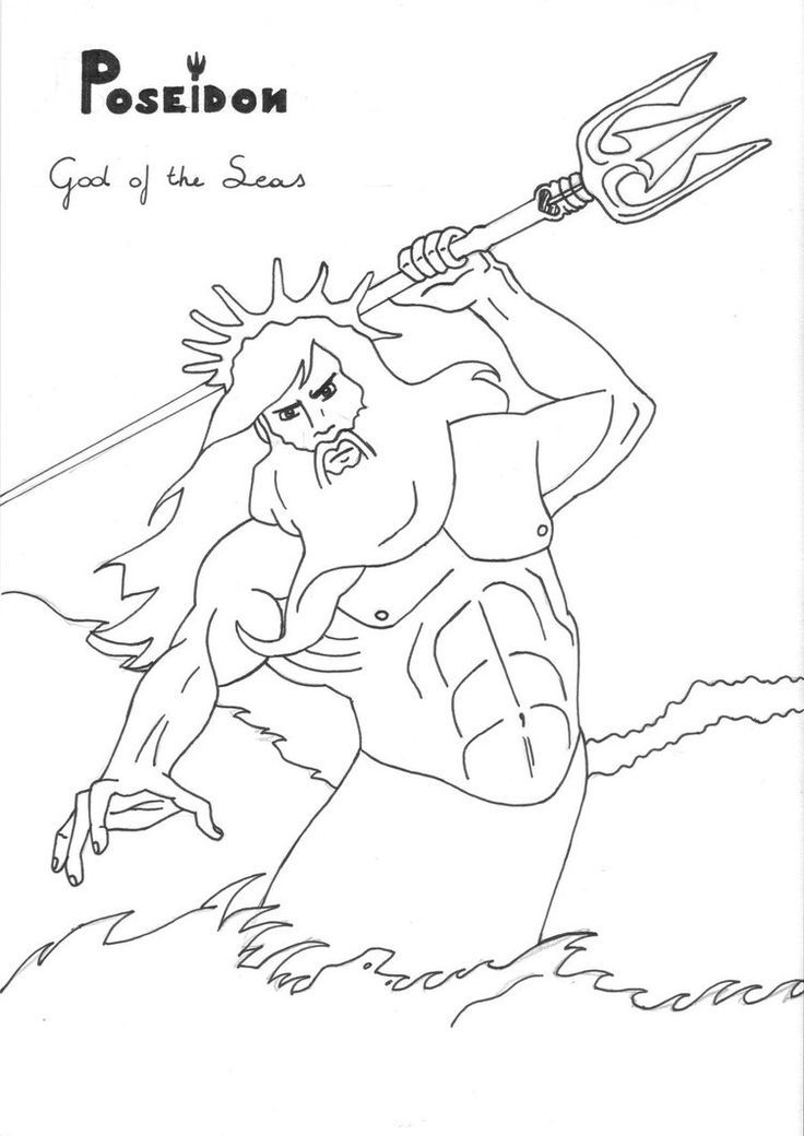 Free poseidon coloring page download free poseidon coloring page png images free cliparts on clipart library