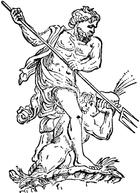 Poseidon clipart