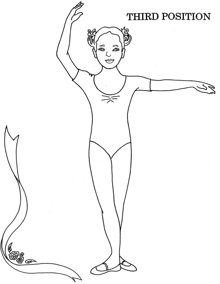 Pin de farmington school of dance en coloring pages pasos de ballet dibujos detallados ballet posiciones