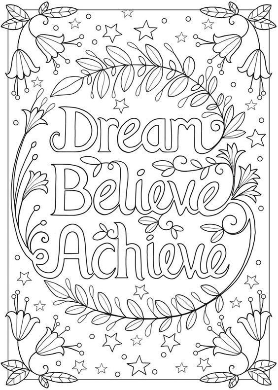 Empower kids with printable motivational coloring pages