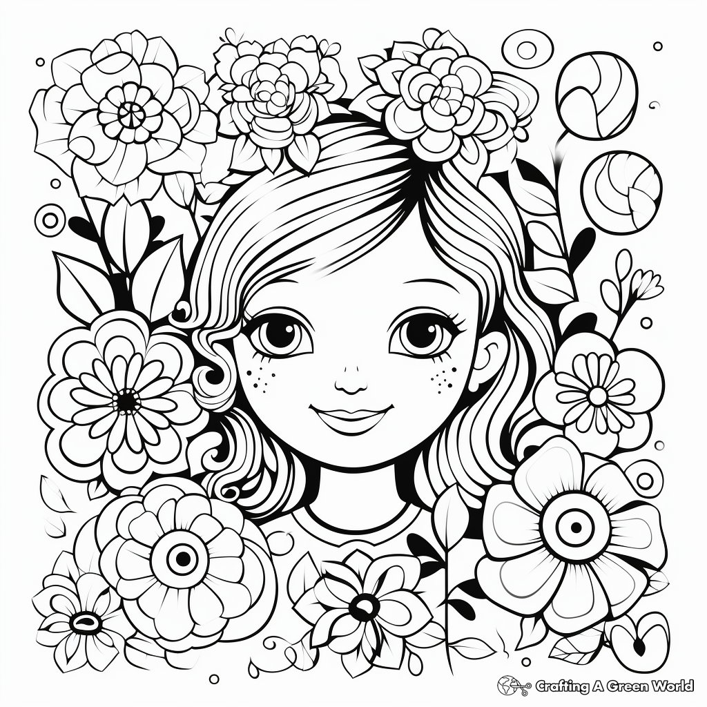 Positive affirmation coloring pages