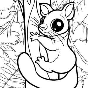 Possum coloring pages printable for free download