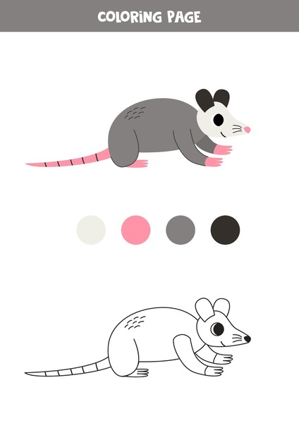 Thousand cartoon opossum royalty