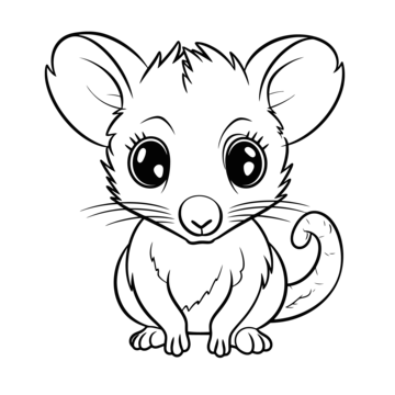 Opossum outline png transparent images free download vector files