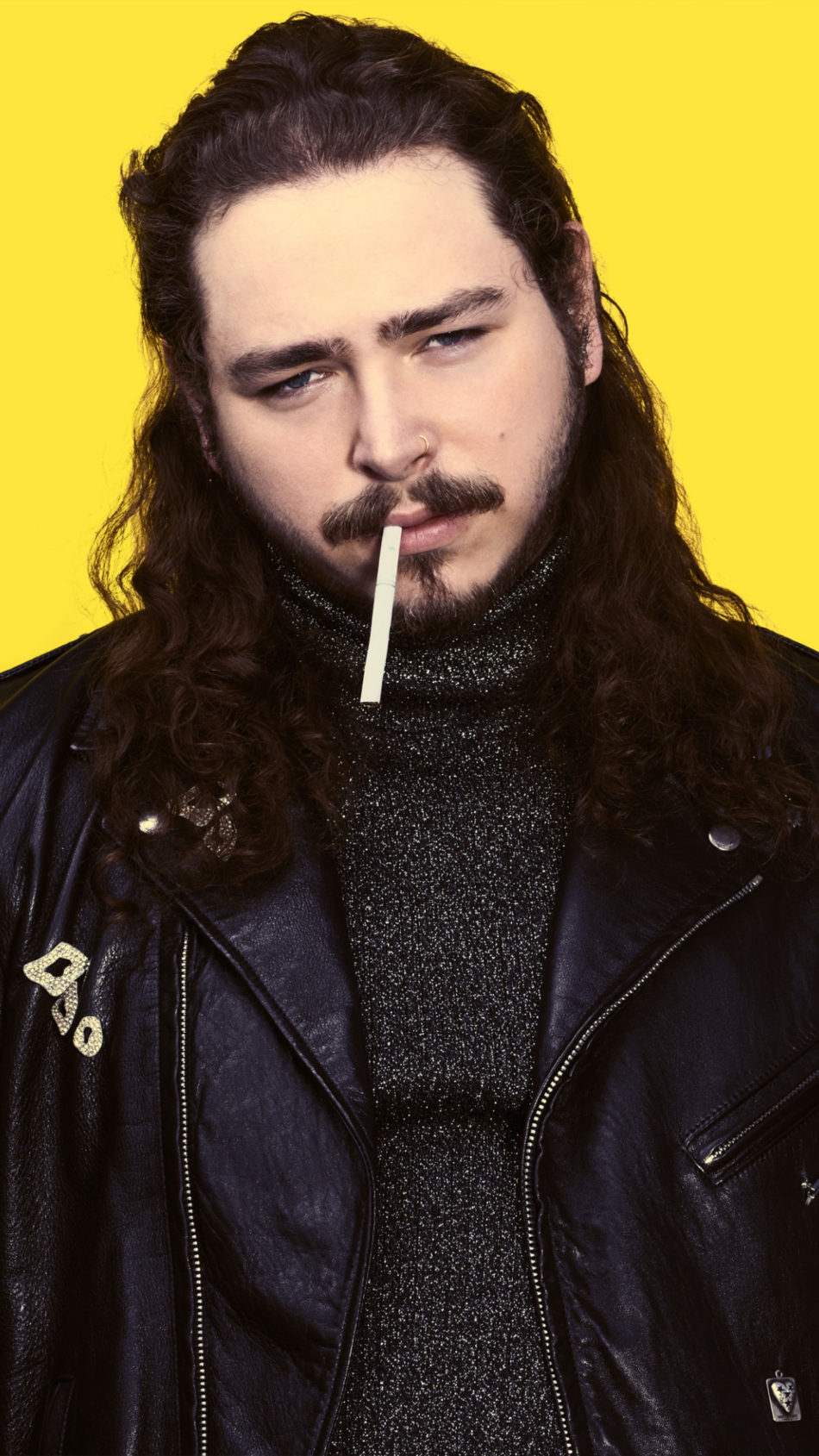 Post malone yellow background k ultra hd mobile wallpaper