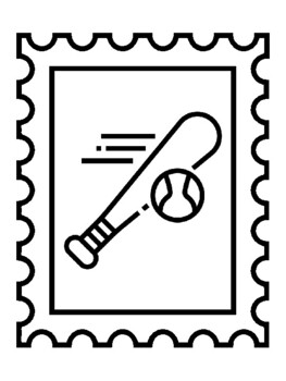 Sports postal stamp activities sports coloring pages by nitin sharma