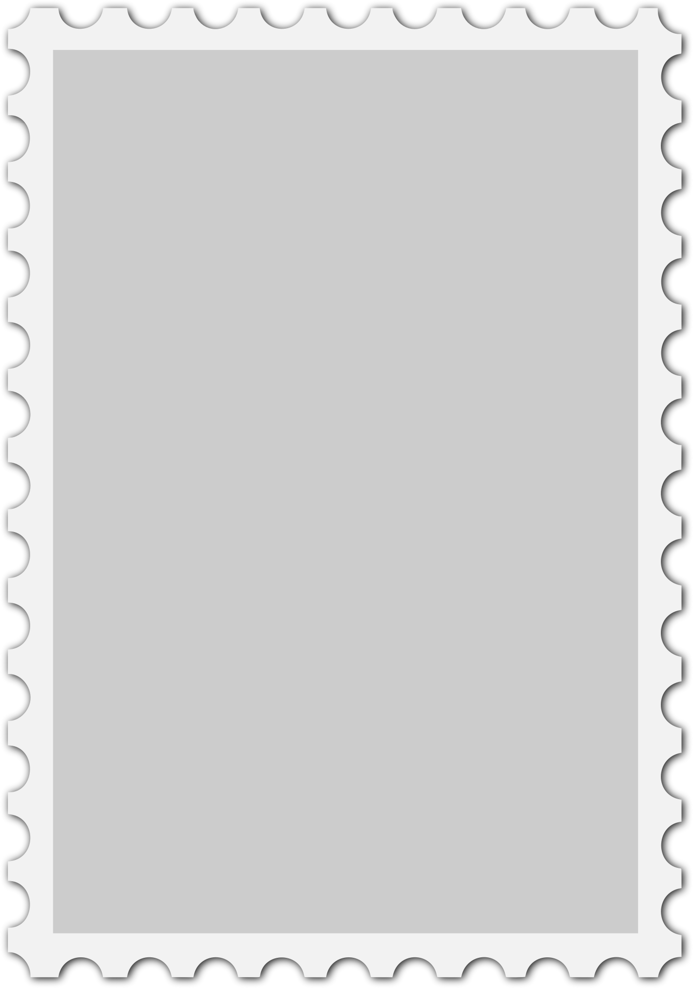 Stamp blank template free printable papercraft templates
