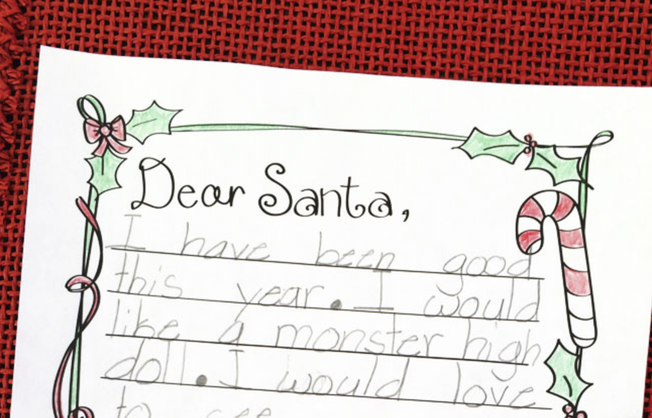 Free printable letter to santa template for kids kids activities blog