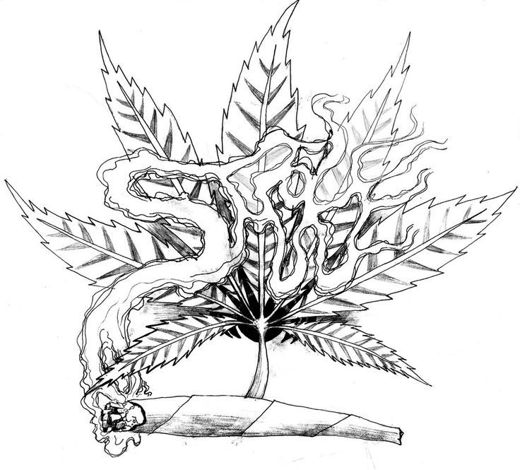 Weed coloring pages for adults