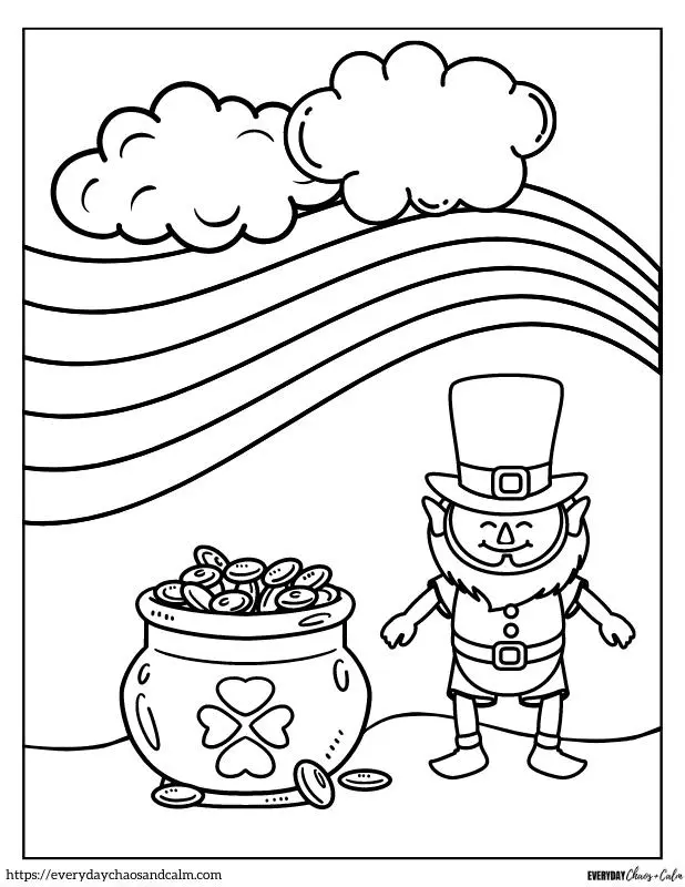 Free printable st patricks day coloring pages for kids