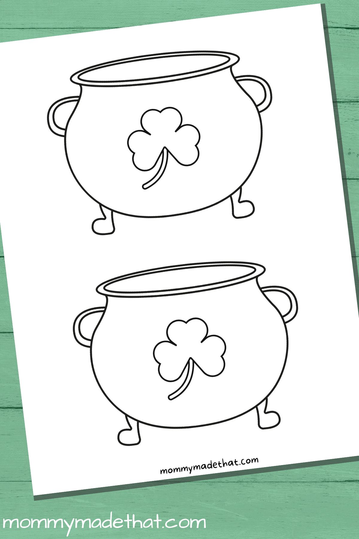 Printable pot of gold templates lots of free outlines