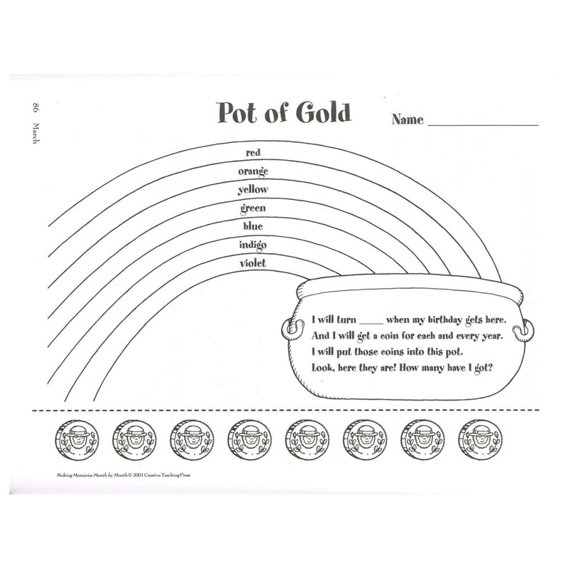 March pot of gold activity â creative teaching press