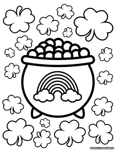 St patricks day coloring pages