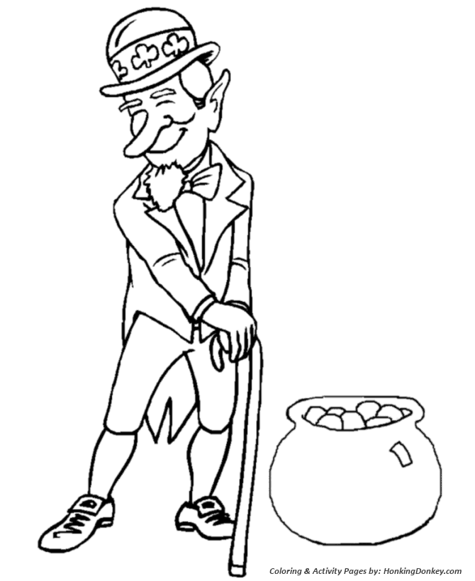 St patricks day coloring pages