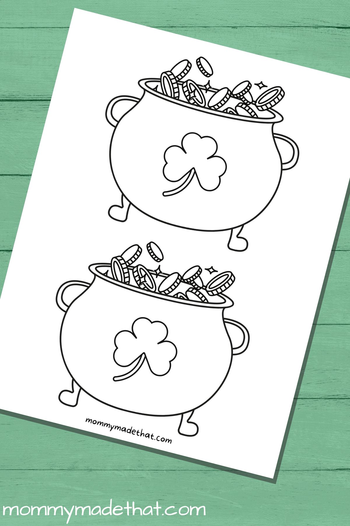 Printable pot of gold templates lots of free outlines