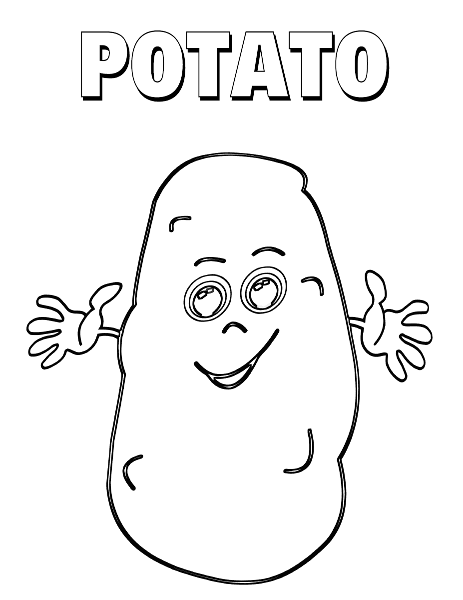 Coloring pages potato plant coloring pages