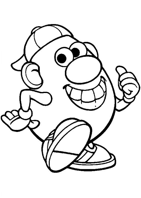 Coloring pages mr potato head coloring pages