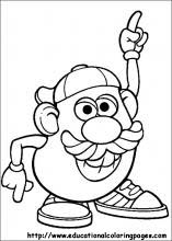 Potato head coloring pages