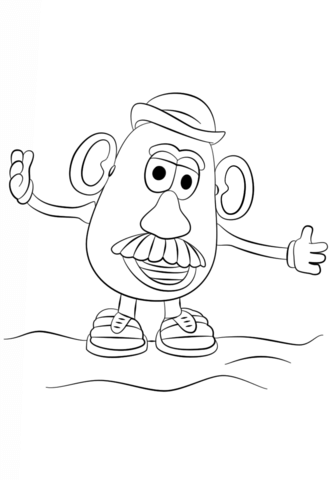 Mr potato head coloring pages free coloring pages