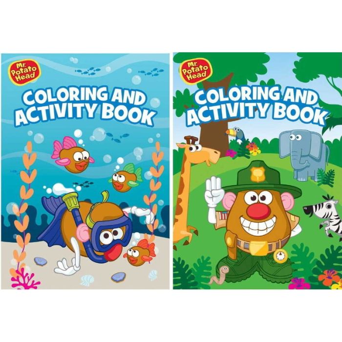 Mr potato head coloring book