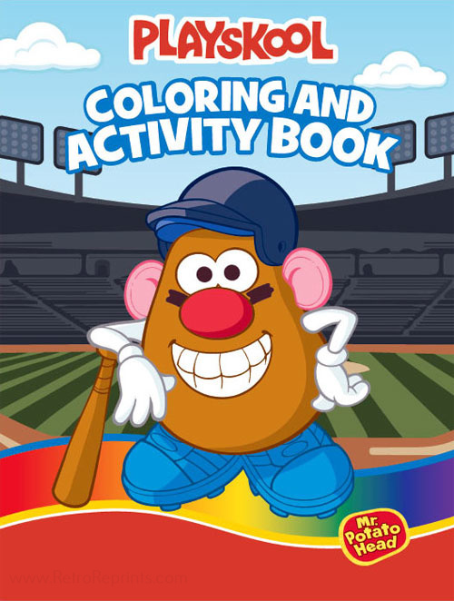 Mr potato head coloring and activity book coloring books at retro reprints