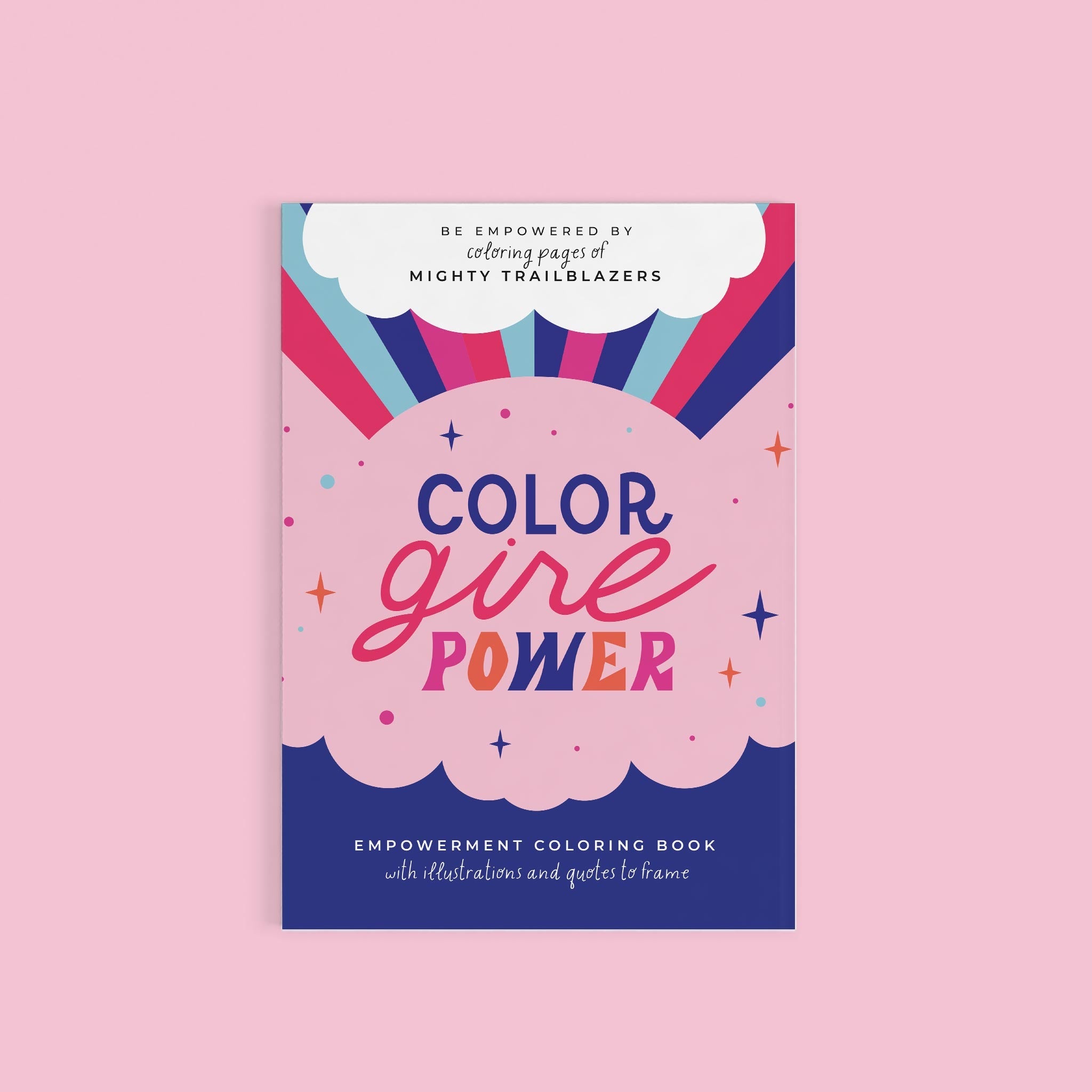 Color girl power coloring book