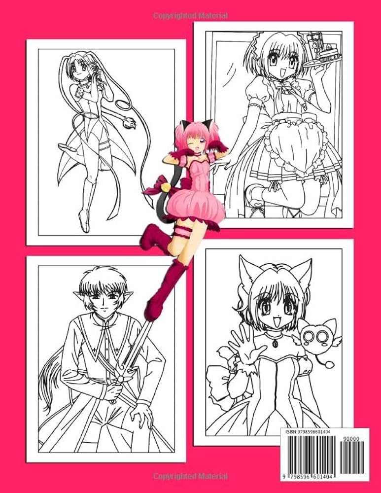 Tokyo mew mew power coloring book a great and unique coloring book with lots of tokyo mew mew power illustrations for relaxation and stress relief marshall julie books