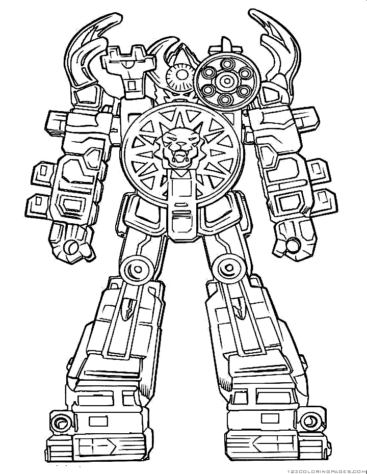 Power rangers coloring pages