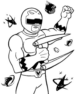 Power rangers coloring pages all kids network