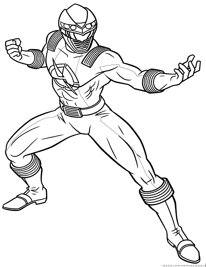 Power rangers coloring pages