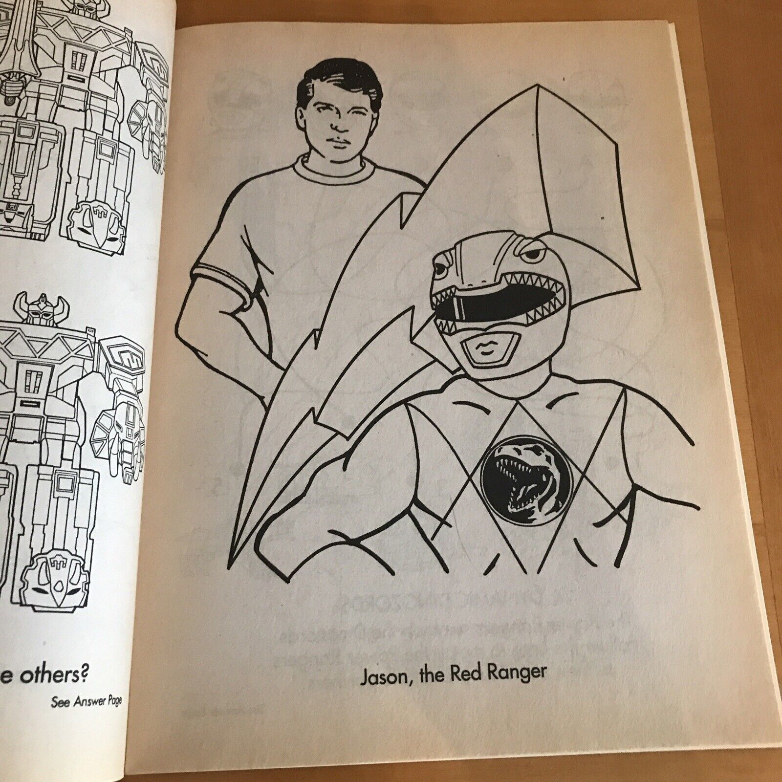 Vintage mighty morphin power rangers coloring and activity book saban for sale online