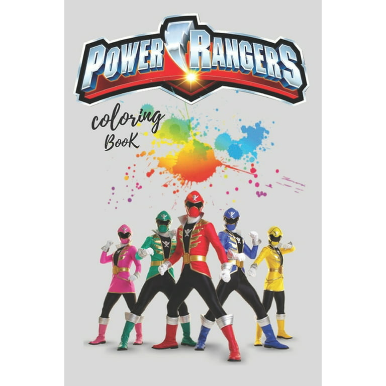 Coloring book power ranger coloring pages for kids coloring super rangers and power more than pages paperback