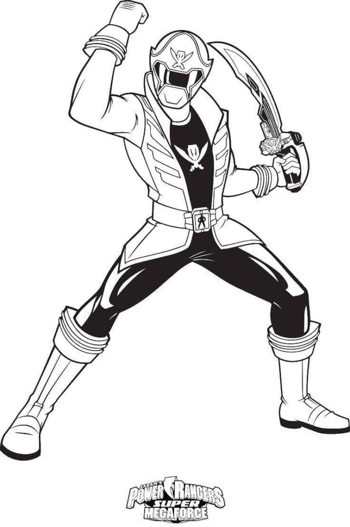 Power rangers coloring pages free printable coloring pages