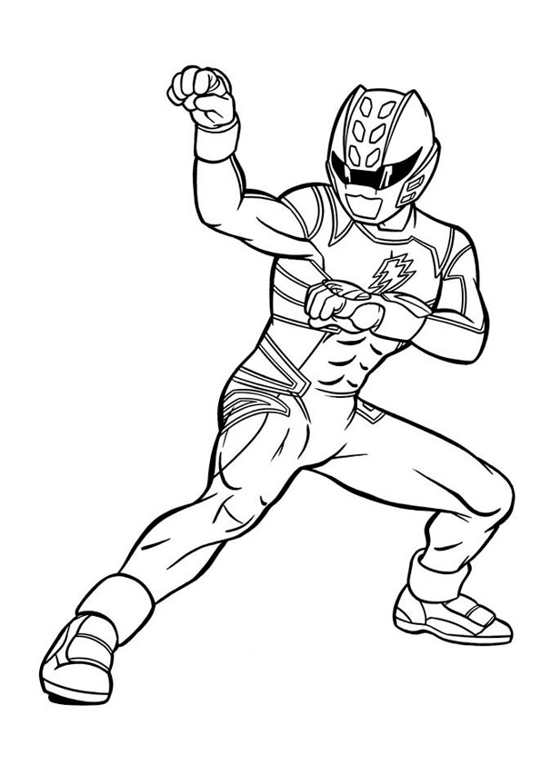 Coloring pages power rangers coloring page for kids