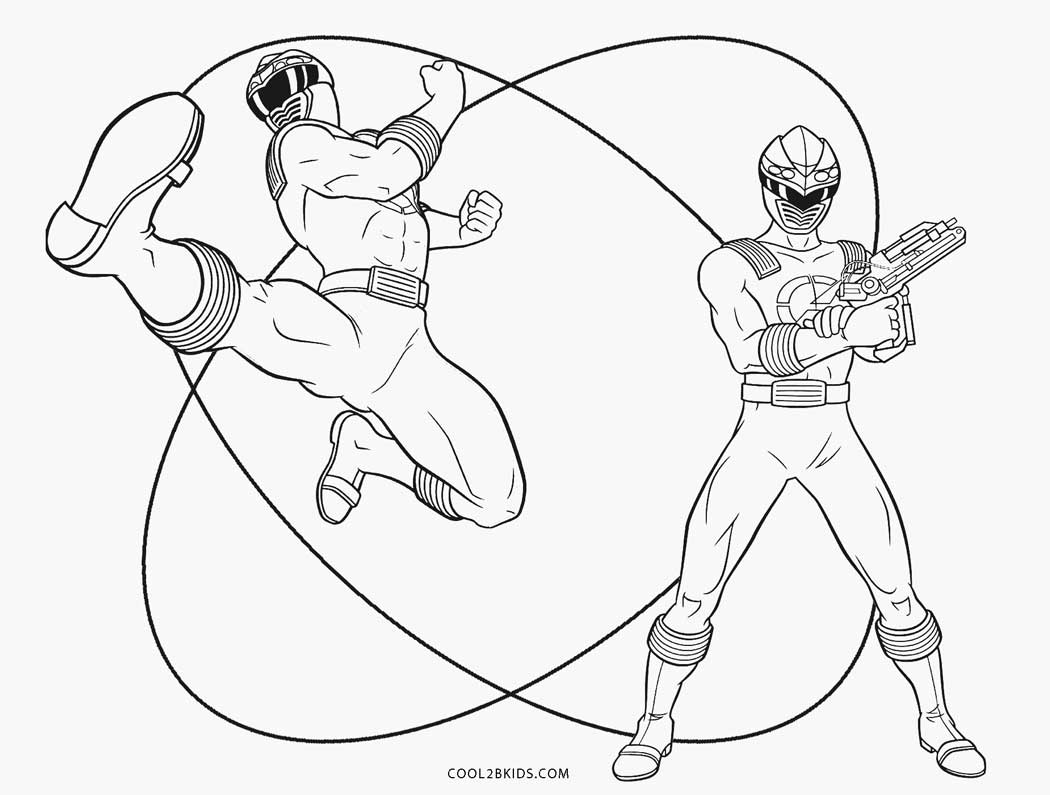 Free printable power ranger coloring pages for kids