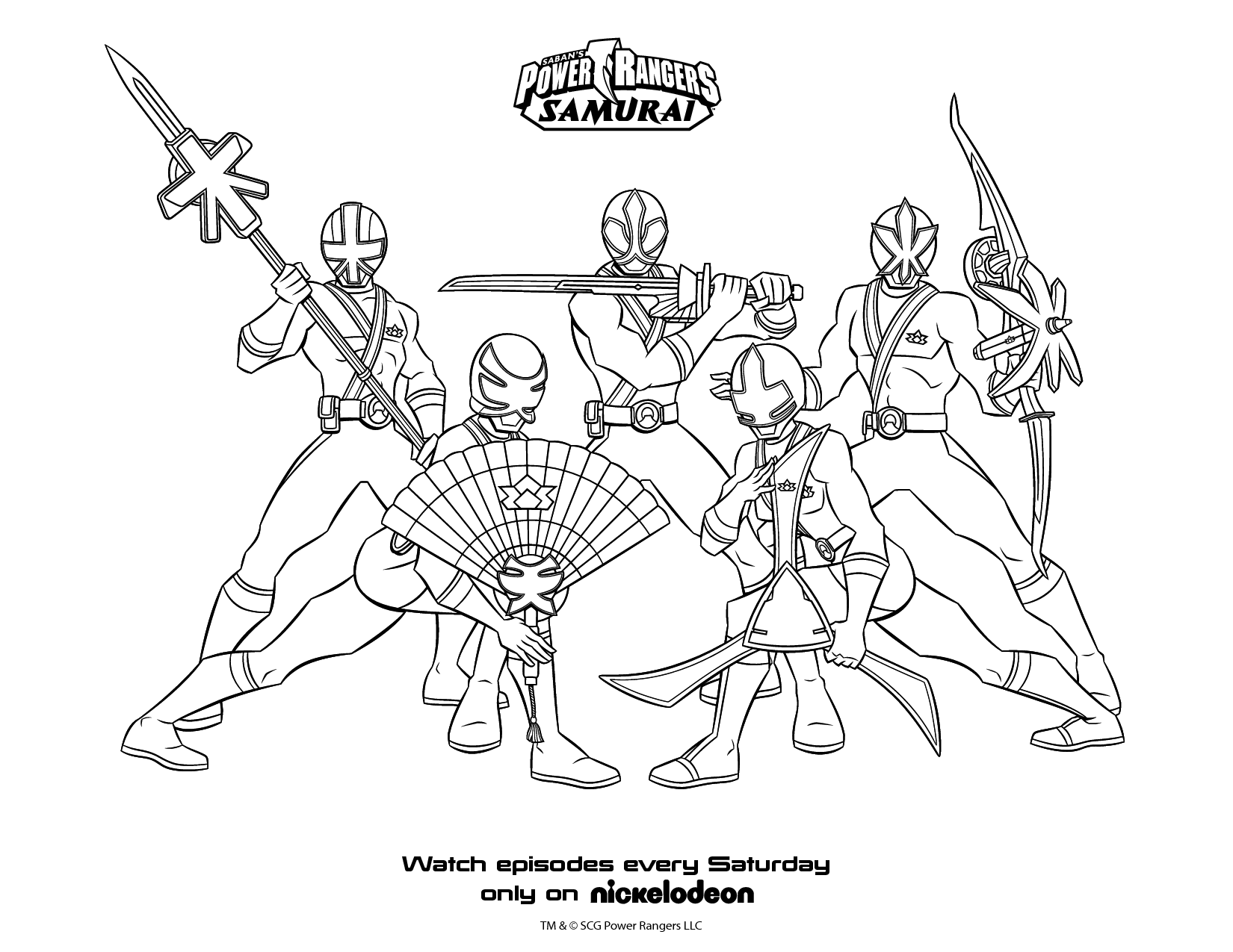 Power rangers superheroes â free printable coloring pages