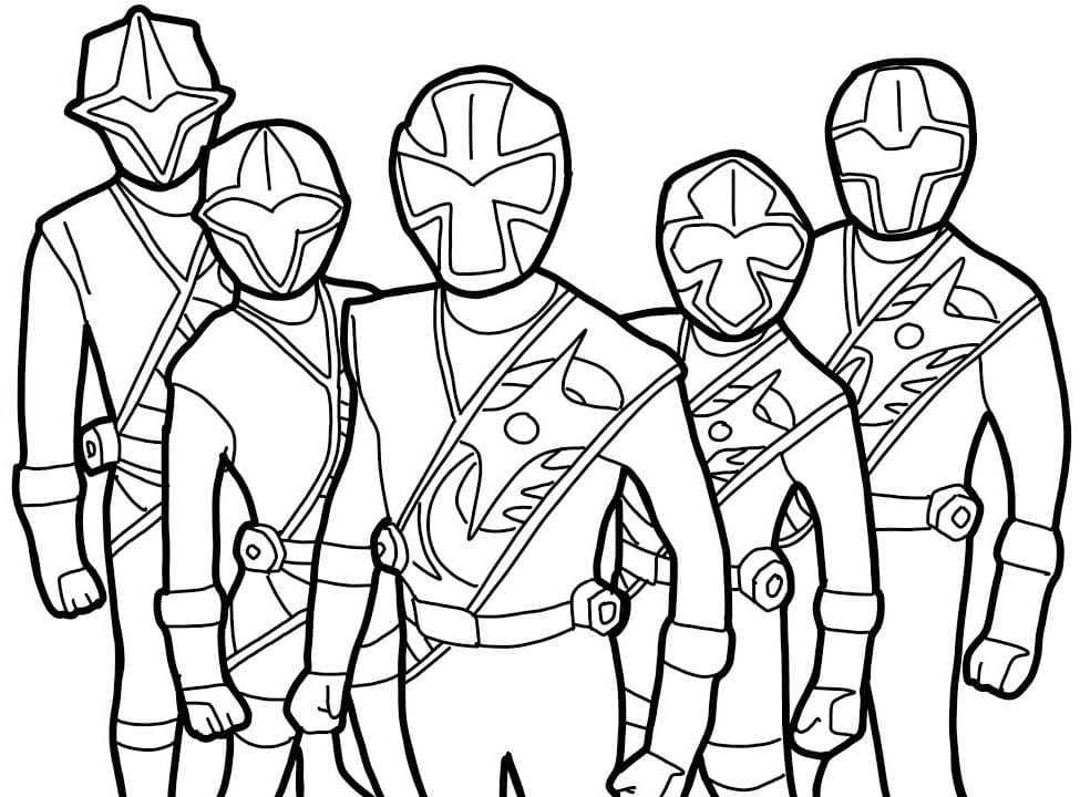 Power rangers coloring pages free printable coloring pages