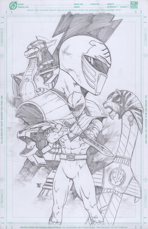 Ralvi ariyan green and white rangers in jp crushers power rangers ic art gallery room