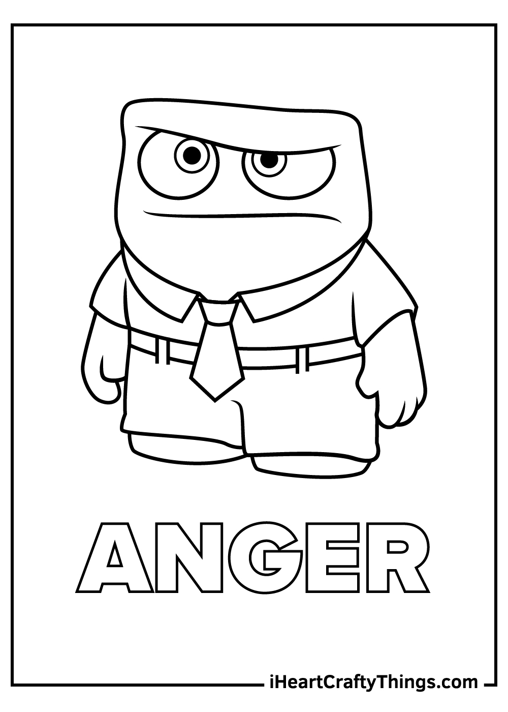 Inside out coloring pages free printables