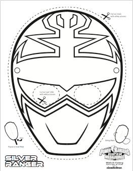 Super mega power rangers printable