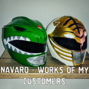 Mmpr power rangers helmet pepakura power rangers helmet template â navaro