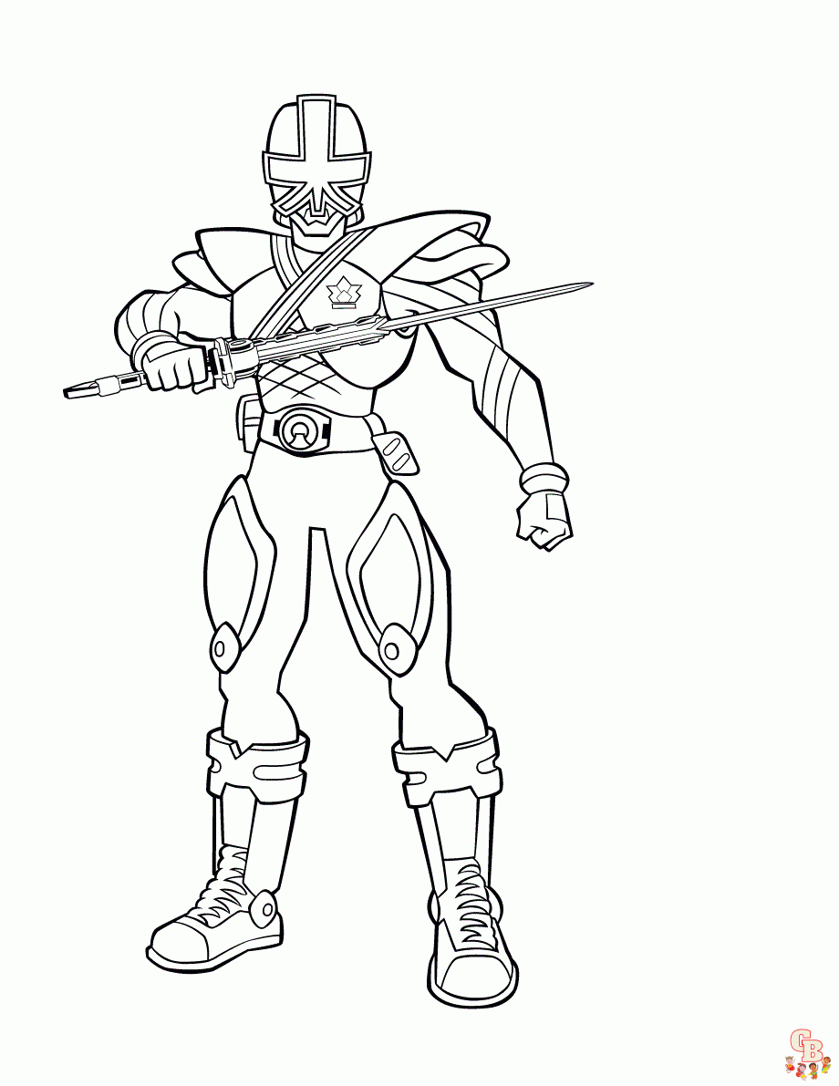 Power rangers coloring pages