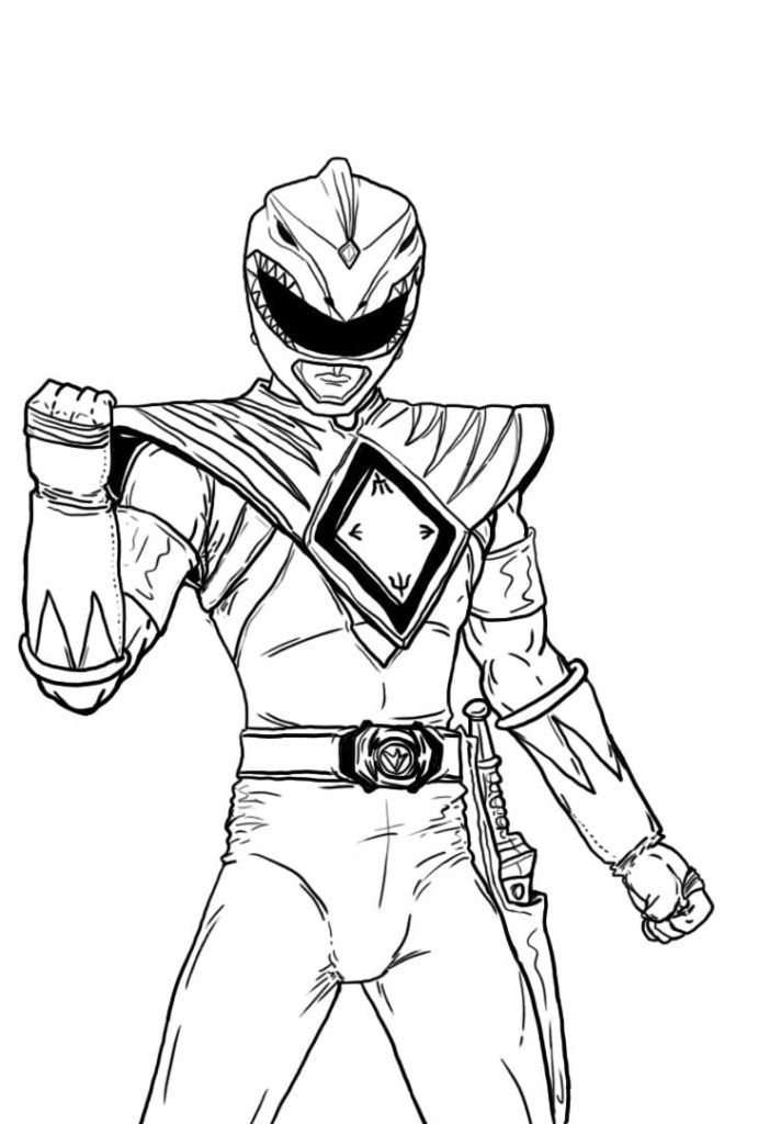 Power rangers coloring pages free printable coloring pages