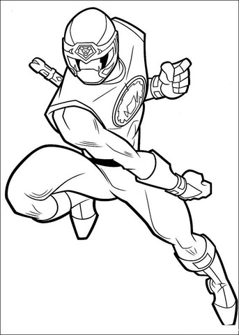 Power ranger coloring page free printable coloring pages