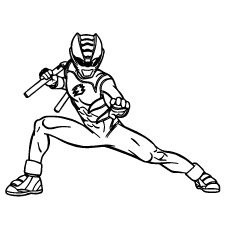 Mighty morphin power rangers coloring pages for toddlers