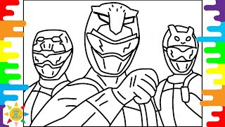 Power ranger coloring pages coloring power rangers power rangers beast orphers coloring book