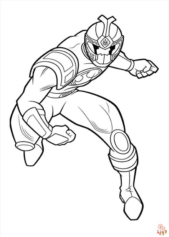 Power rangers coloring pages