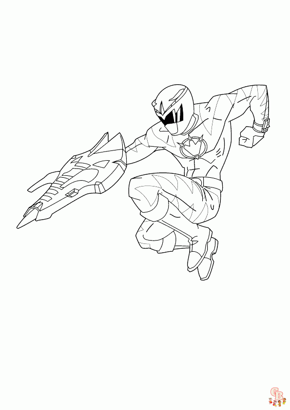 Power rangers coloring pages